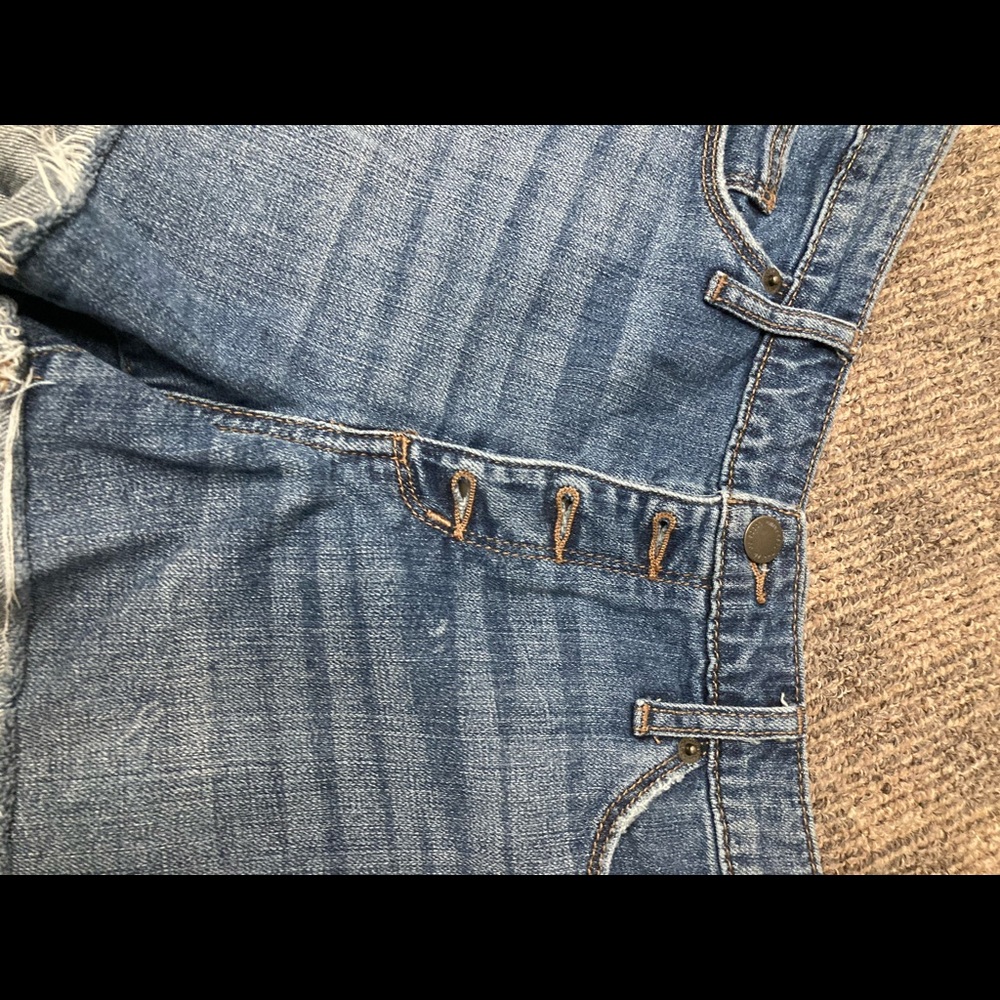 High waisted denim shorts - Picture 3 of 5